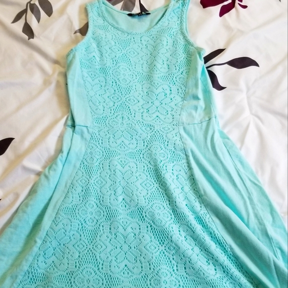 Teal Blue Dress for Girls - Picture 1 of 1